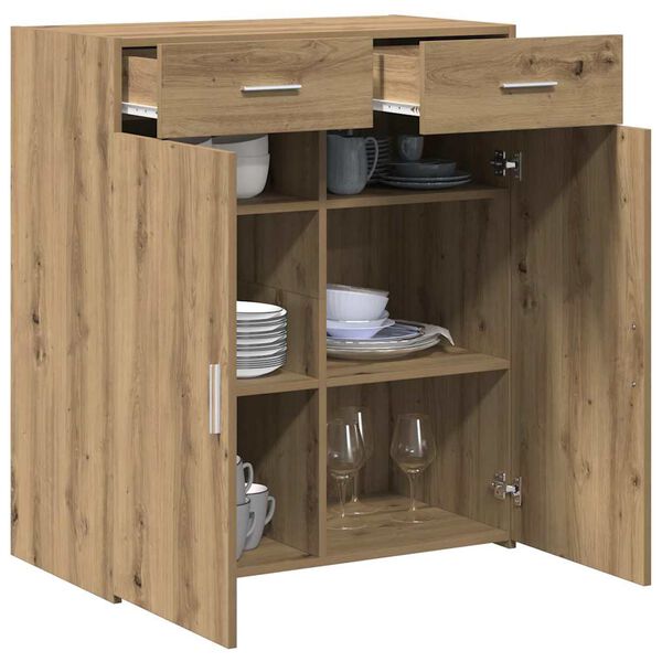 vidaXL Armoire de rangement ch&ecirc;ne artisanal 80 x 42.5 x 93.5 cm