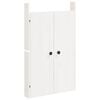 vidaXL Portes de cuisine d'ext&eacute;rieur blanc 50x9x82 cm bois pin massif