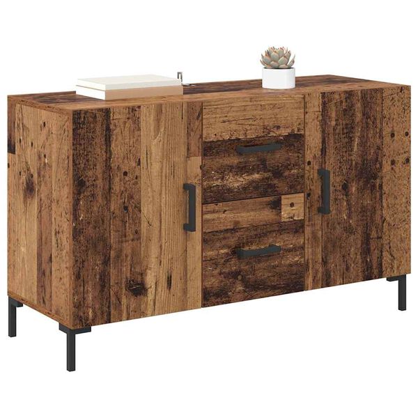 vidaXL Buffet Bois Ancien 100 x 36 x 60 cm Bois d'ing&eacute;nierie