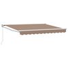 vidaXL Auvent r&eacute;tractable Taupe 4 x 2 m 100% Polyester et Aluminium
