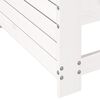 vidaXL Canapé de jardin accoudoir blanc 69x62x70,5 cm bois pin massif