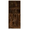 vidaXL Armoire de cuisine ch&ecirc;ne fum&eacute; 57x41,5x131,5 cm bois ing&eacute;nierie