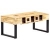 vidaXL Table basse Style cassette 100x52x45 cm Bois de manguier massif