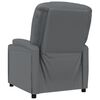 vidaXL Fauteuil inclinable Anthracite Similicuir