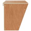 vidaXL Mangeoire &agrave; foin pour lapins 37x18,5x23 cm bois massif sapin