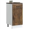 vidaXL Armoire de cuisine Lucca ch&ecirc;ne fum&eacute; bois ing&eacute;nierie