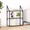 vidaXL &Eacute;tag&egrave;re Murale avec &eacute;tag&egrave;re Ch&ecirc;ne artisanal 60 x 21 x 78,5 cm