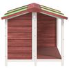 vidaXL Chenil moka 96x87x80,5 cm bois de pin solide