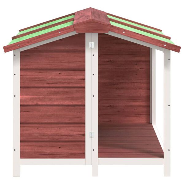 vidaXL Chenil moka 96x87x80,5 cm bois de pin solide