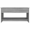 vidaXL Table basse sonoma gris 102x50x52,5 cm bois d'ingénierie