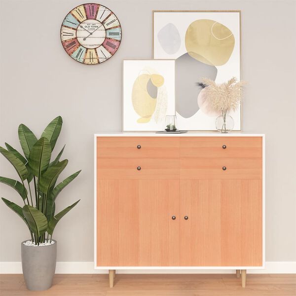 vidaXL Films autoadhésifs de meubles 2 pcs Chêne japonais 500x90cm PVC