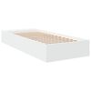 vidaXL Cadre de lit sans matelas blanc 90x190 cm