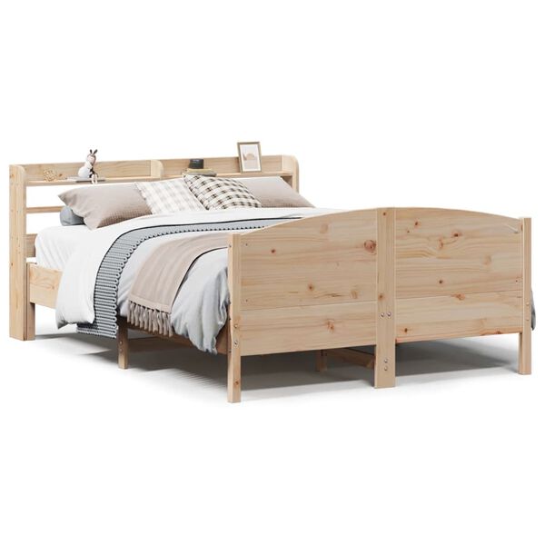 vidaXL Cadre de lit sans matelas 150x200 cm bois de pin massif