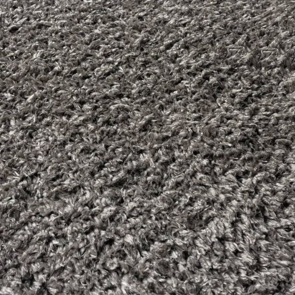 vidaXL Tapis shaggy &agrave; poils hauts Anthracite 160x230 cm 50 mm