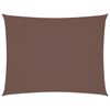 vidaXL Voile de parasol tissu oxford rectangulaire 3x6 m marron