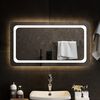 vidaXL Miroir de salle de bain &agrave; LED 90x50 cm