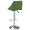 vidaXL Tabouret de bar Vert foncé Velours