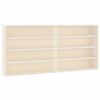 vidaXL Vitrine de collection en bois avec portes 80 x 8,5 x 37 cm
