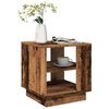 vidaXL Table basse vieux bois 40x40x43 cm bois d'ing&eacute;nierie