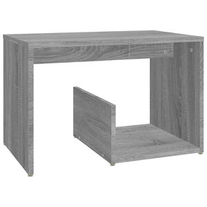 vidaXL Table d'appoint Sonoma gris 59x36x38 cm Bois d'ing&eacute;nierie