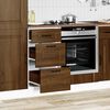 vidaXL Armoire de cuisine Kalmar ch&ecirc;ne marron bois d'ing&eacute;nierie