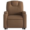 vidaXL Fauteuil inclinable Marron Tissu