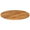 vidaXL Dessus de table Ø 80x3,8 cm rond bois de manguier massif