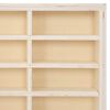 vidaXL Vitrine de collection en bois avec 80 compartiments 80 x 4,5 x 40,5 cm