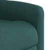 vidaXL Fauteuil inclinable &eacute;lectrique Vert fonc&eacute; Tissu
