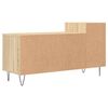 vidaXL Meuble TV Ch&ecirc;ne sonoma 100x35x55 cm Bois d'ing&eacute;nierie