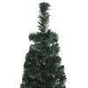 vidaXL Arbre de No&euml;l artificiel mince et support 120 cm fibre optique