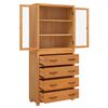 vidaXL Ensemble de meubles de rangement Marron Bois d'ing&eacute;nierie