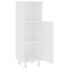 vidaXL Ensemble de meubles de bain 3 pcs Blanc Bois d'ingénierie
