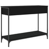 vidaXL Table console noir 100x34,5x75 cm bois d'ing&eacute;nierie