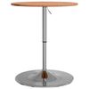 vidaXL Table de bar Ø60x89,5 cm bois massif de hêtre