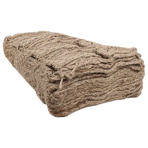 vidaXL Tapis de remblai en jute Naturel 2 x 10 m