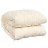 vidaXL Couverture lest&eacute;e Cr&egrave;me clair 235x290 cm 11 kg Tissu