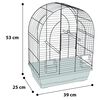 FLAMINGO Cage &agrave; perruches Klara 1 39x25x53 cm Cuivre