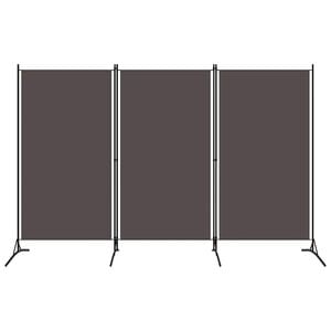 vidaXL Cloison de s&eacute;paration 3 panneaux Anthracite 260x180 cm