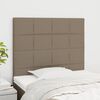 vidaXL T&ecirc;te de lit Taupe 90x5x118/128 cm Tissu