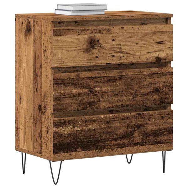 vidaXL Buffet Bois ancien 60 x 35 x 70 cm Bois d'ingénierie