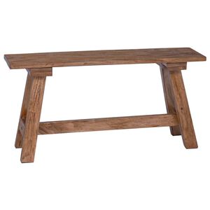 vidaXL banc Naturel 92 x 23,5 x 45,5 cm Bois massif d'acajou