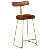 vidaXL Tabourets de bar lot de 2 49x43x88 cm bois de manguier massif