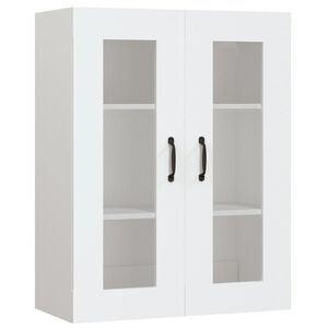vidaXL Armoire murale suspendue Blanc 69,5x34x90 cm