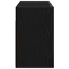 vidaXL Armoire murale de bain noir 60x25x40 cm bois d'ing&eacute;nierie