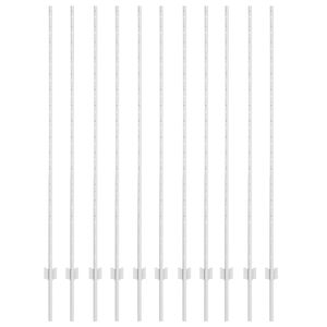 vidaXL Poteaux de Clôture, 22 pièces U-Channel, 150 cm, Acier Galvanisé