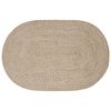 vidaXL Tapis de surface Blanc 100 x 152 cm Jute