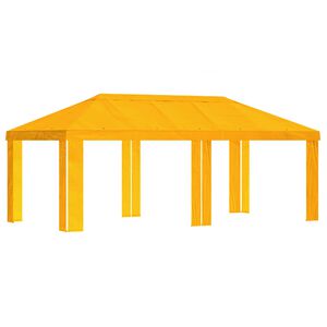 vidaXL Housse de Gazebo 6 x 3 m Jaune Polyester 190