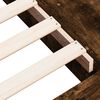 vidaXL Cadre de lit sans matelas ch&ecirc;ne fum&eacute; 120x200 cm
