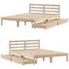 vidaXL Cadre de lit sans matelas 120x190 cm bois de pin massif